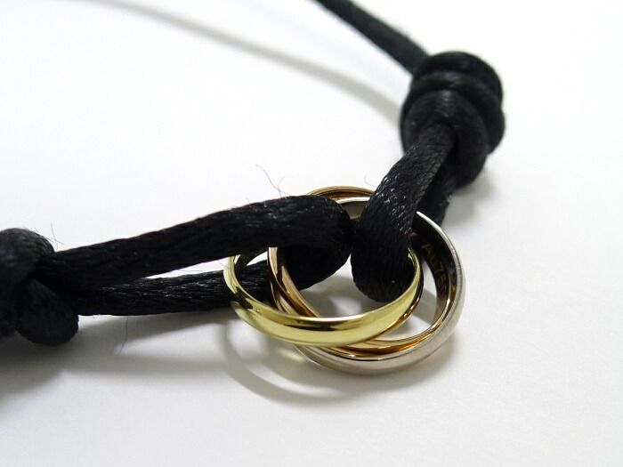 Cartier Trinity Bracelet 750wg YG PG 18K White Gold YG PG Three Color Gold