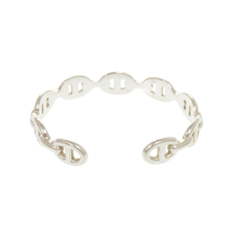 Hermes Chaine D'ancre Anchene SH Silver 925 Bangle Bracelet 1040 Hermes