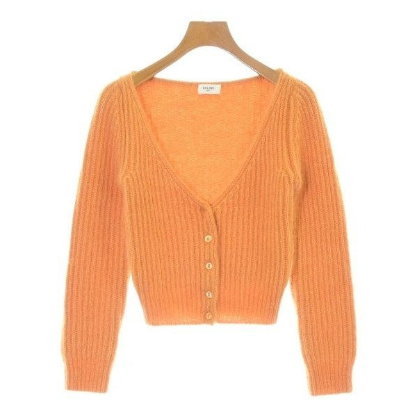 Celine Cardigan Silk Orange