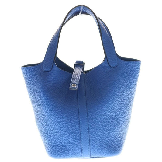 Hermes Picotin Lock PM Taurillon Frida Handbag Blue
