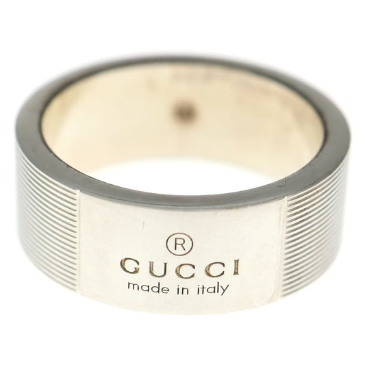 Gucci Logo Ring Silver