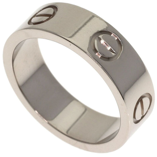 Cartier Love Ring 50 18k White Gold