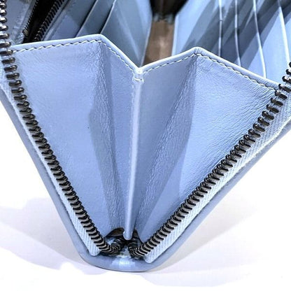 Bottega Veneta Intrecciato Round Zipper Long Wallet Unisex