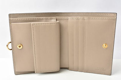Fendi Wallet Fendi Foldable Wallet BY THE WAY Calf Leather ROSE 8m0387