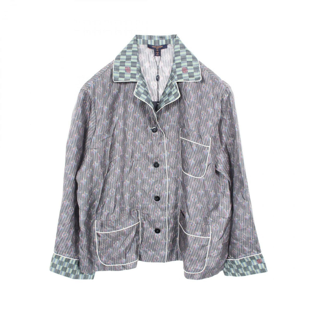 Louis Vuitton Monogram Pajamas Silk Shirt
