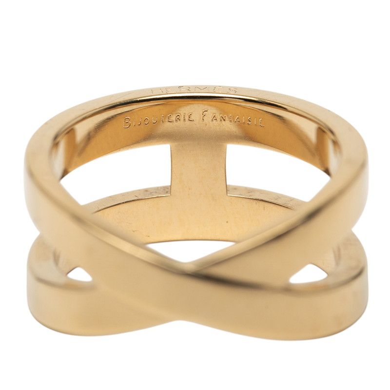 Hermes Ribbon Gold Plated Ladies Hermes