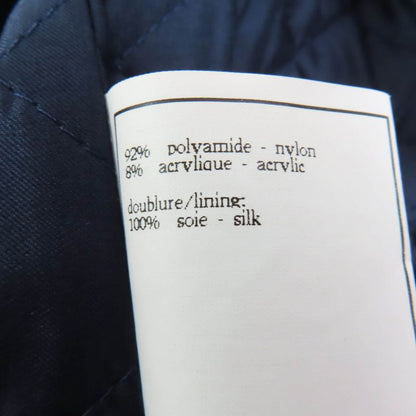 CHANEL Vintage 1997 C97 Po8882v04726 Coco Mark Button Zip Up Blouson Navy 38