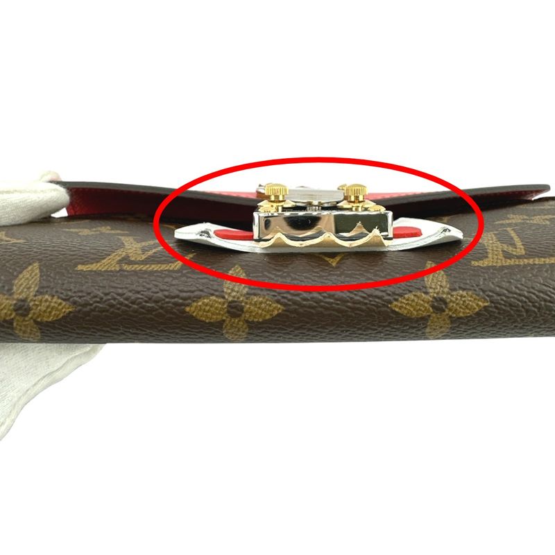 Louis Vuitton M60791 Monogram Long Wallet Portefeuille-sarah Tribal Mask Long