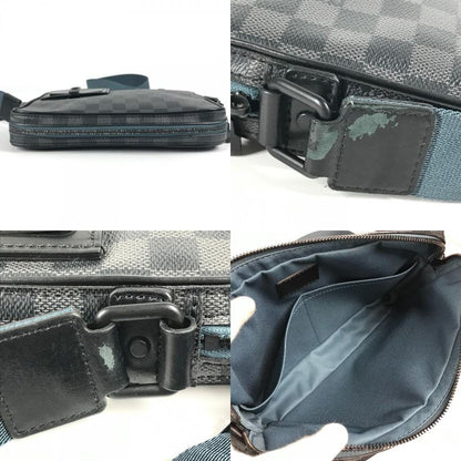 Louis Vuitton Shoulder Bag Alpha Messenger N40188 Damier Graphite Canvas Black