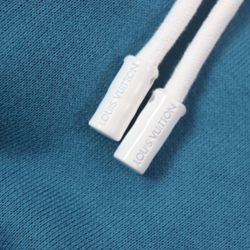 Louis Vuitton 22AW Signature Hoodie With Embroidery 100% Cotton Logo Embroidery