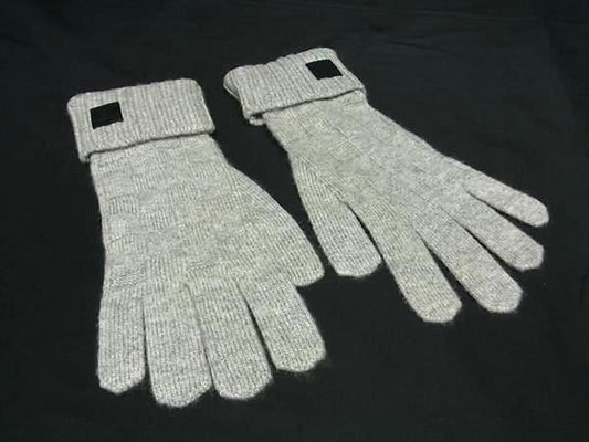 Louis Vuitton Damier 100% Cashmere Gon Helsinki Gloves Women's Grayish