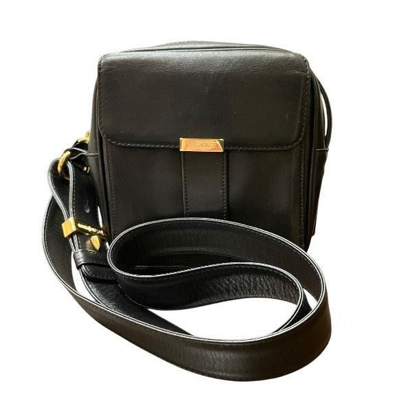 Saint Laurent Yves Gold Leather Cross Shoulder Bag