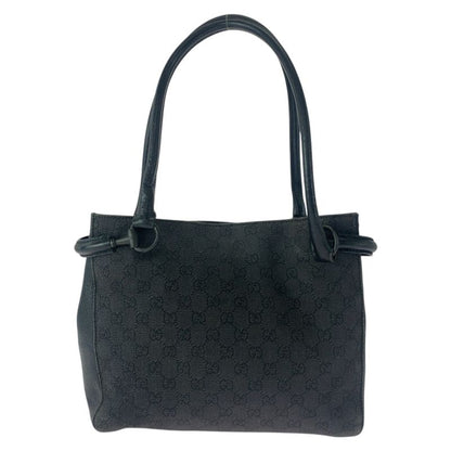 Gucci Black Hardware GG Canvas 101971 Tote Bag Shoulder Bag Women 505312