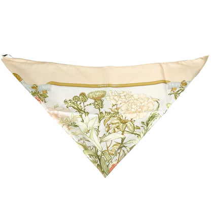 Hermes Carre 90 Silk Orange Brown Scarf — view 2