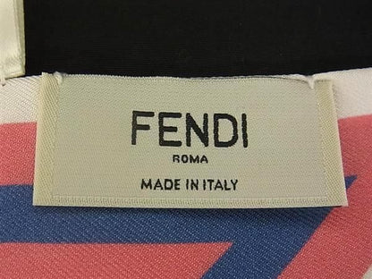 Fendi Lappy 100% Silk Tulle Scarf Women Pink Fj5693