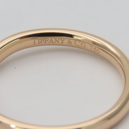 Tiffany & Co Ring - Ring Curved Band 18K Pink Gold Diamond Approx 2.47g Pink