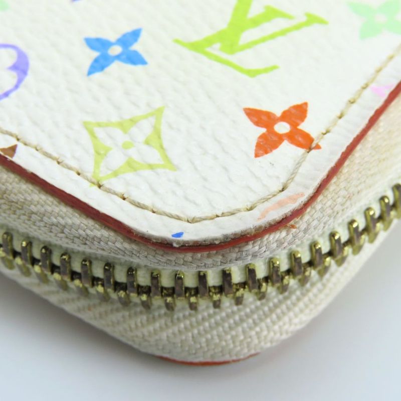 Louis Vuitton Long Wallet Zippy Wallet M60274 Monogram Multicolor Bronze White