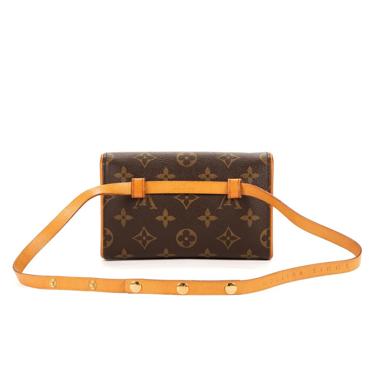 Louis Vuitton Pochette Florentine Brown Monogram Canvas — view 4