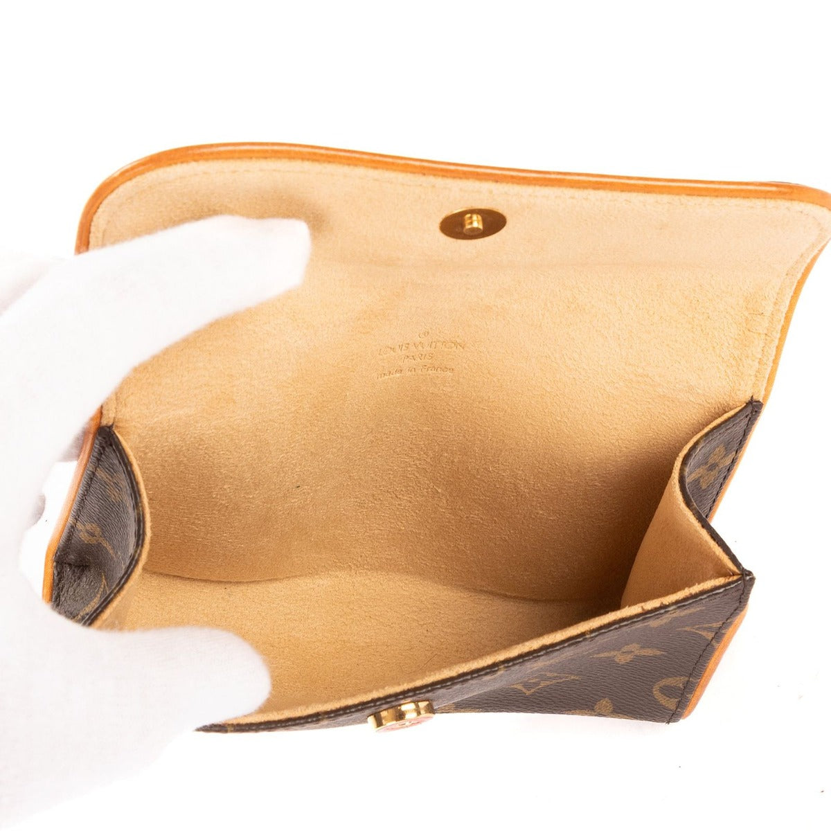 Louis Vuitton Pochette Florentine Brown Monogram Canvas — view 9