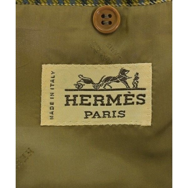 Hermes Tailored Jacket Yellow — view 3