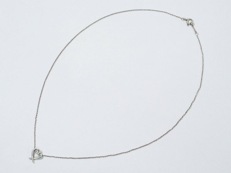 Authentic Tiffany & Co Tiffany & Co Loving Heart Ag925 Necklace Pendant Silver