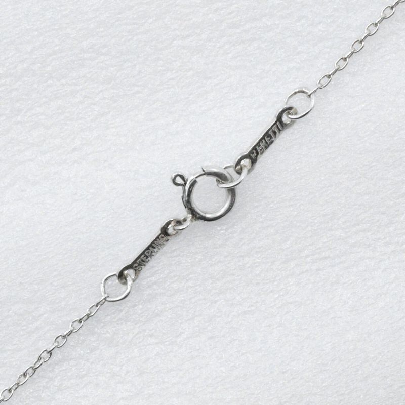 Tiffany & Co Open Teardrop Elsa Peretti 925 Silver Ladies 2.6g Necklace