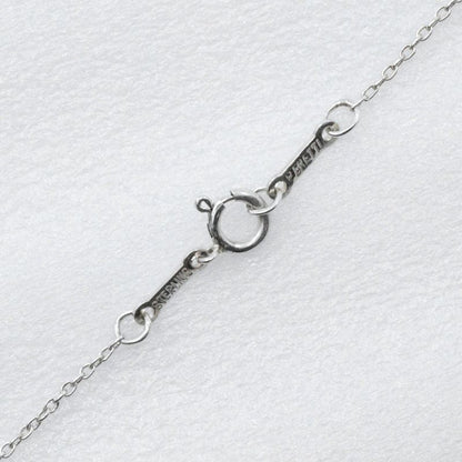 Tiffany & Co Open Teardrop Elsa Peretti 925 Silver Ladies 2.6g Necklace