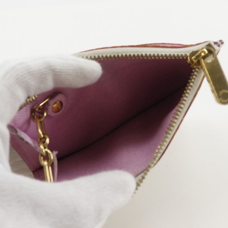 Louis Vuitton Pochette Cles M93734 Monogram Multicolor White Ca4019 Ladies Coin