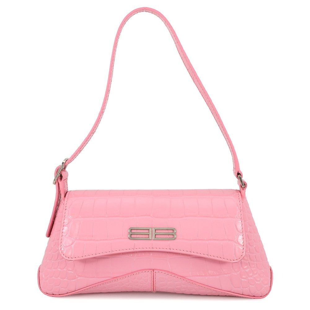 Balenciaga Shoulder Bag XX Small Croco Embossed Leather 2-Way