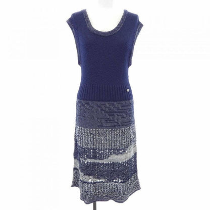 Chanel Size 38 Navy Dress