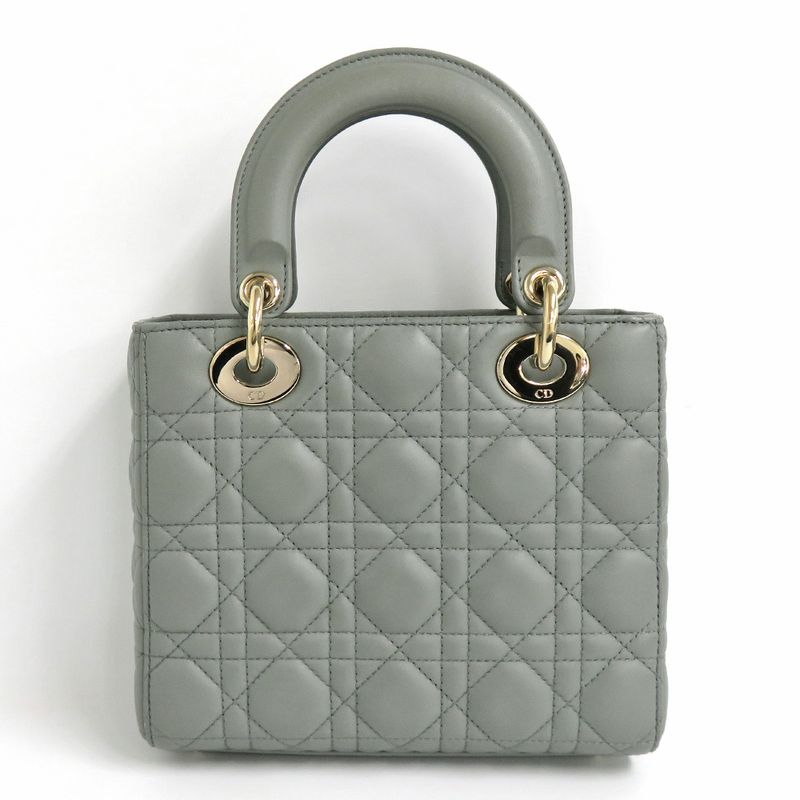 Dior Lady Dior Myabcdior Small M05380 String Gray Lamb Canage Shoulder