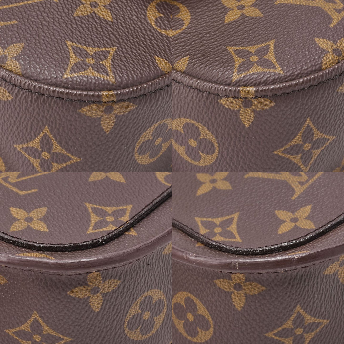 Louis Vuitton Monogram Mini Saint-cloud M51244 Shoulder Bag Brown (gold