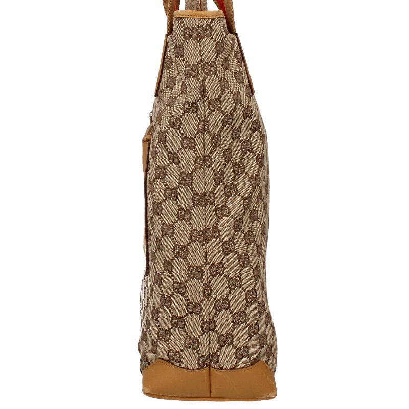 Gucci Tote Bag 019/0401 Canvas Ladies Tote Bag Beige Excellent Condition