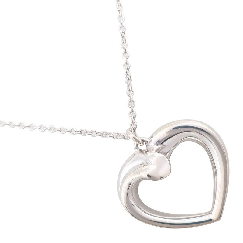 Tiffany & Co New Tenderness Heart Paloma Picasso 925 Silver Ladies 4.4g Necklace