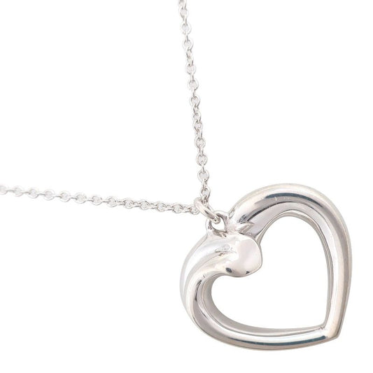 Tiffany & Co New Tenderness Heart Paloma Picasso 925 Silver Ladies 4.4g Necklace
