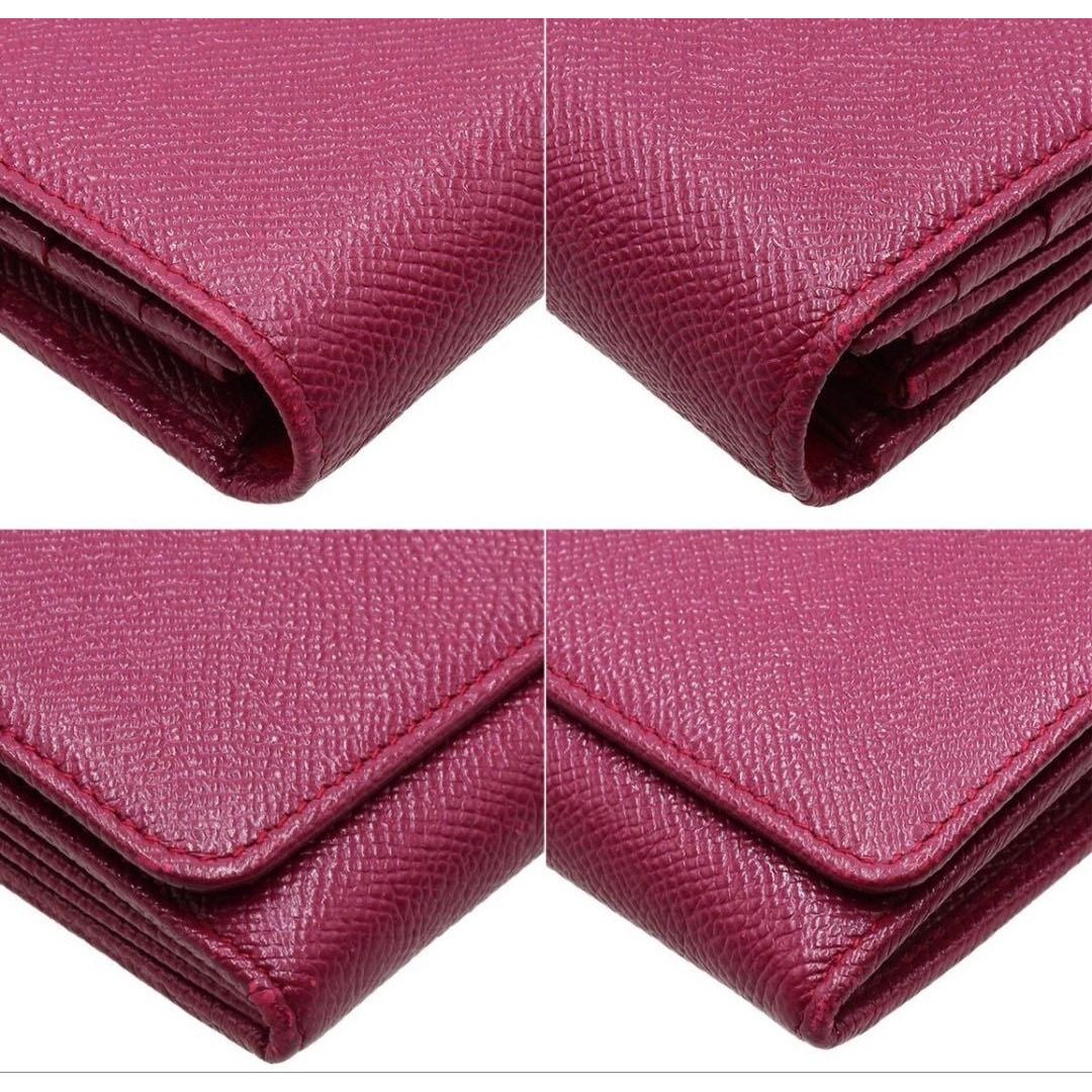 Bvlgari BB Logo Clip Leather Bifold Wallet — view 5