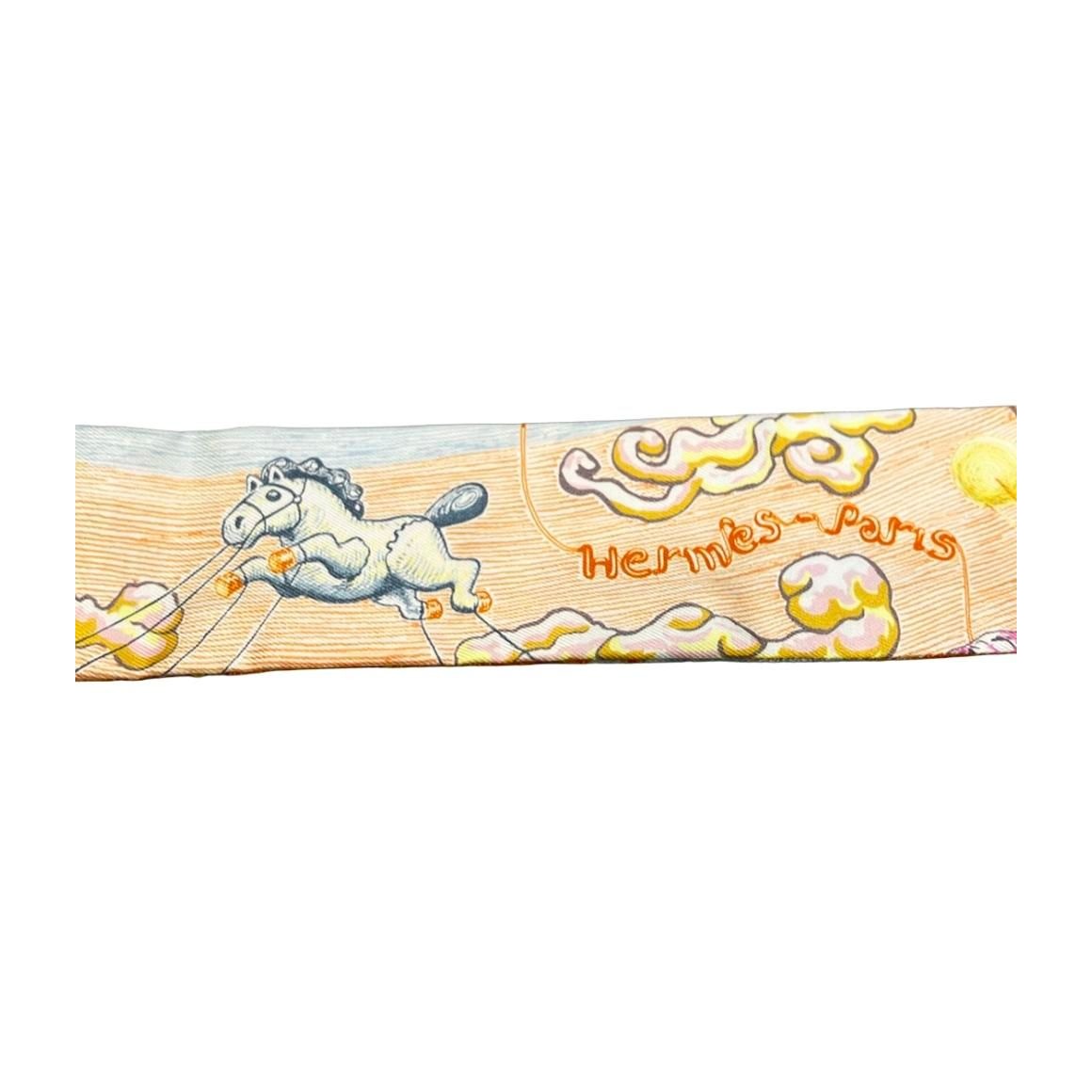 Hermes Scarf Silk Twilly City — view 5