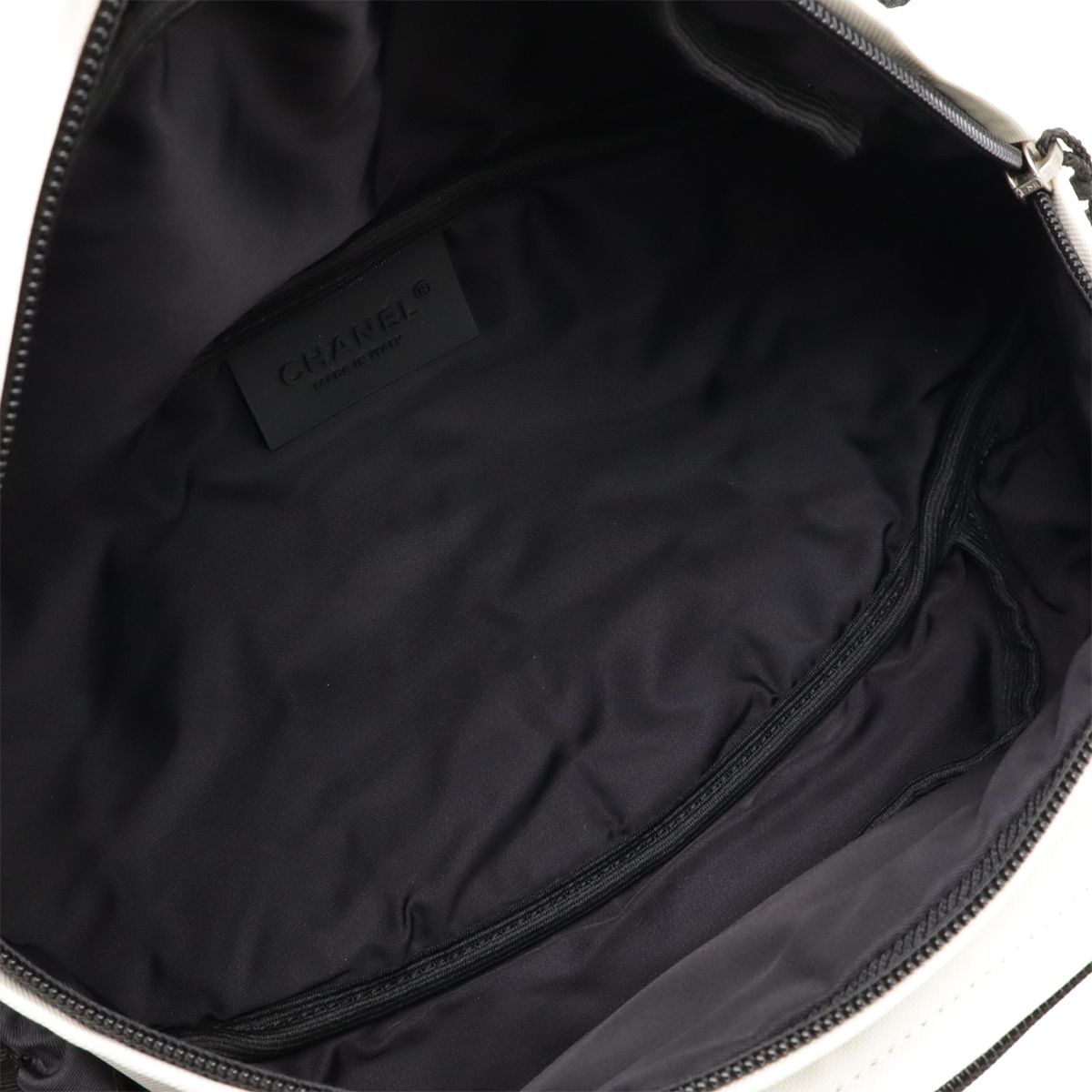 Chanel Sport Line Waist Pouch Waist Bag Body Bag Coco Mark Logo Nylon White