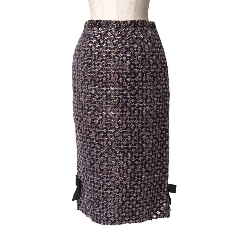 Louis Vuitton Skirt Size 36 Tweed