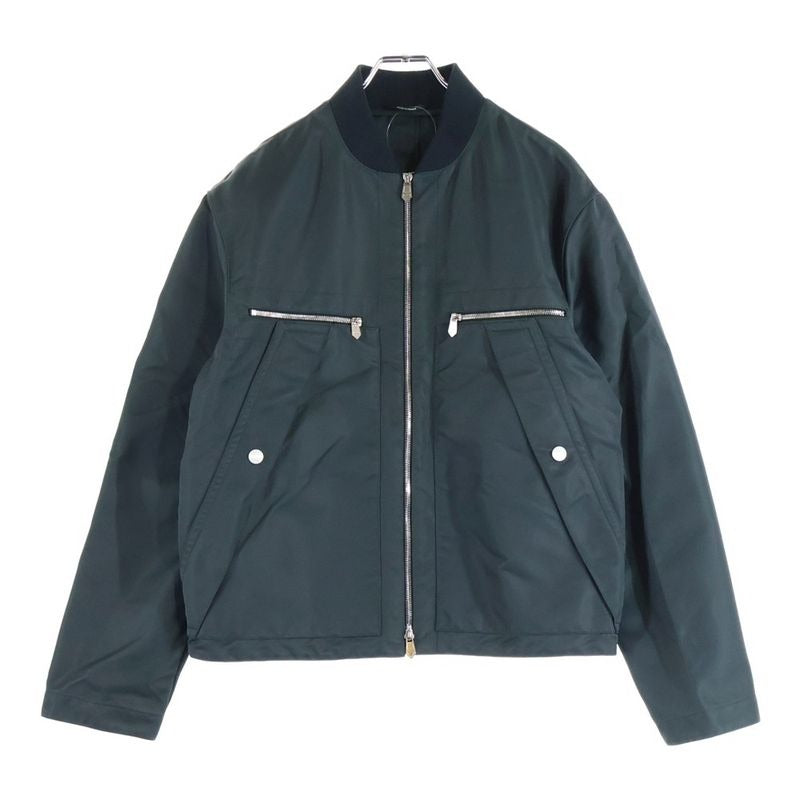 Hermes Technical Satin Straight Jacket Khaki