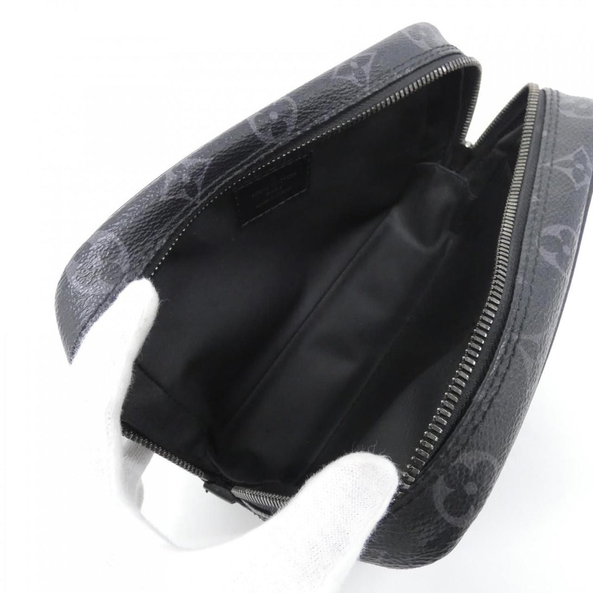 Louis Vuitton Monogram Eclipse Trousse Toilette PM Pouch — view 8