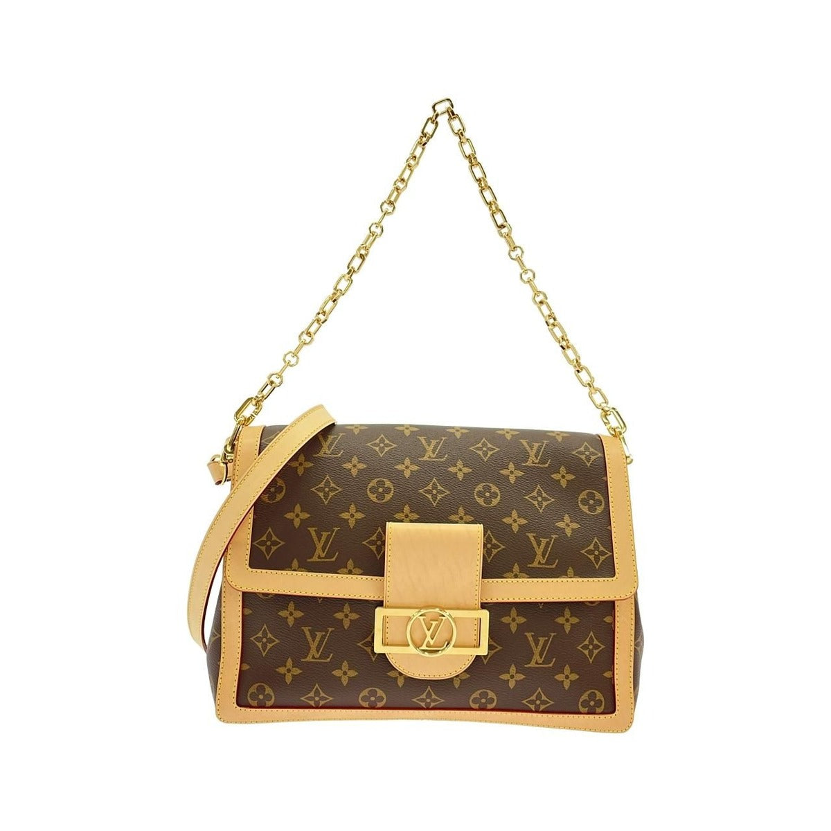 Louis Vuitton Monogram Dauphine Soft GM Shoulder Bag