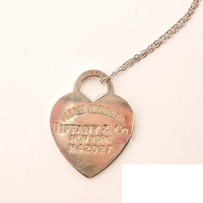 Tiffany & Co Return to Tiffany Heart Necklace Silver — view 3