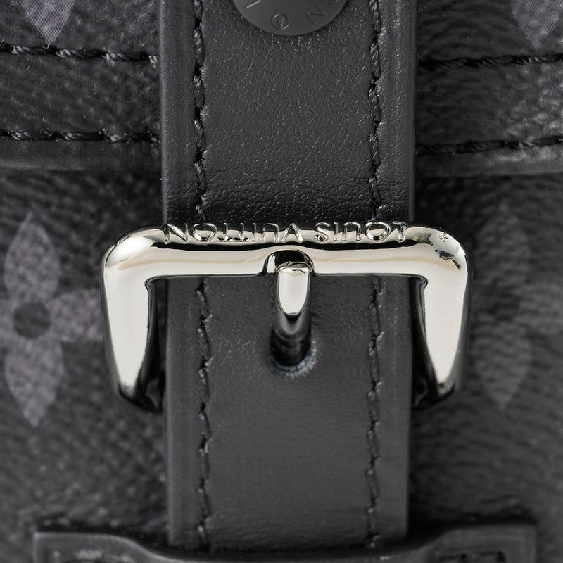Louis Vuitton Shoulder Bag Nano Christopher Black/gray