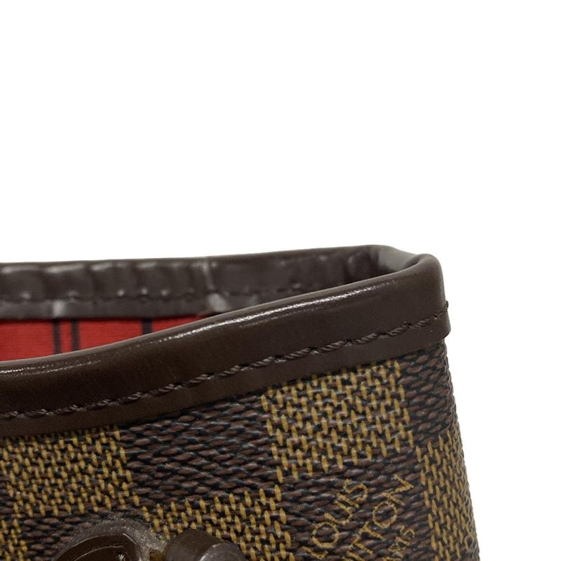 Louis Vuitton Damier Neverfull PM N51109 Ebène Tote Bag