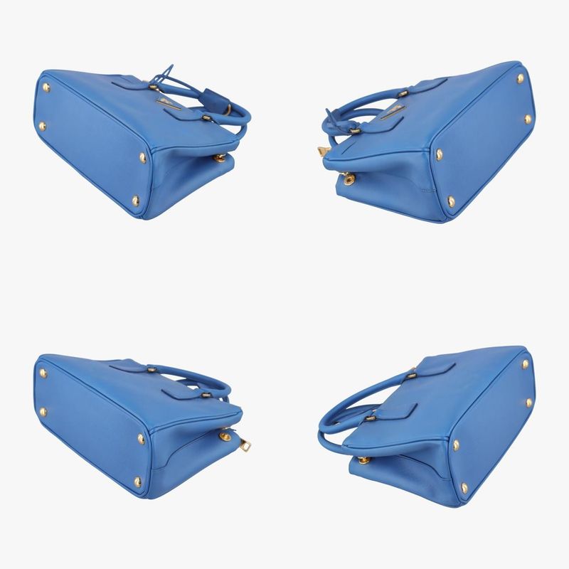 Prada Galleria Blue Saffiano Leather Bn1801208 180