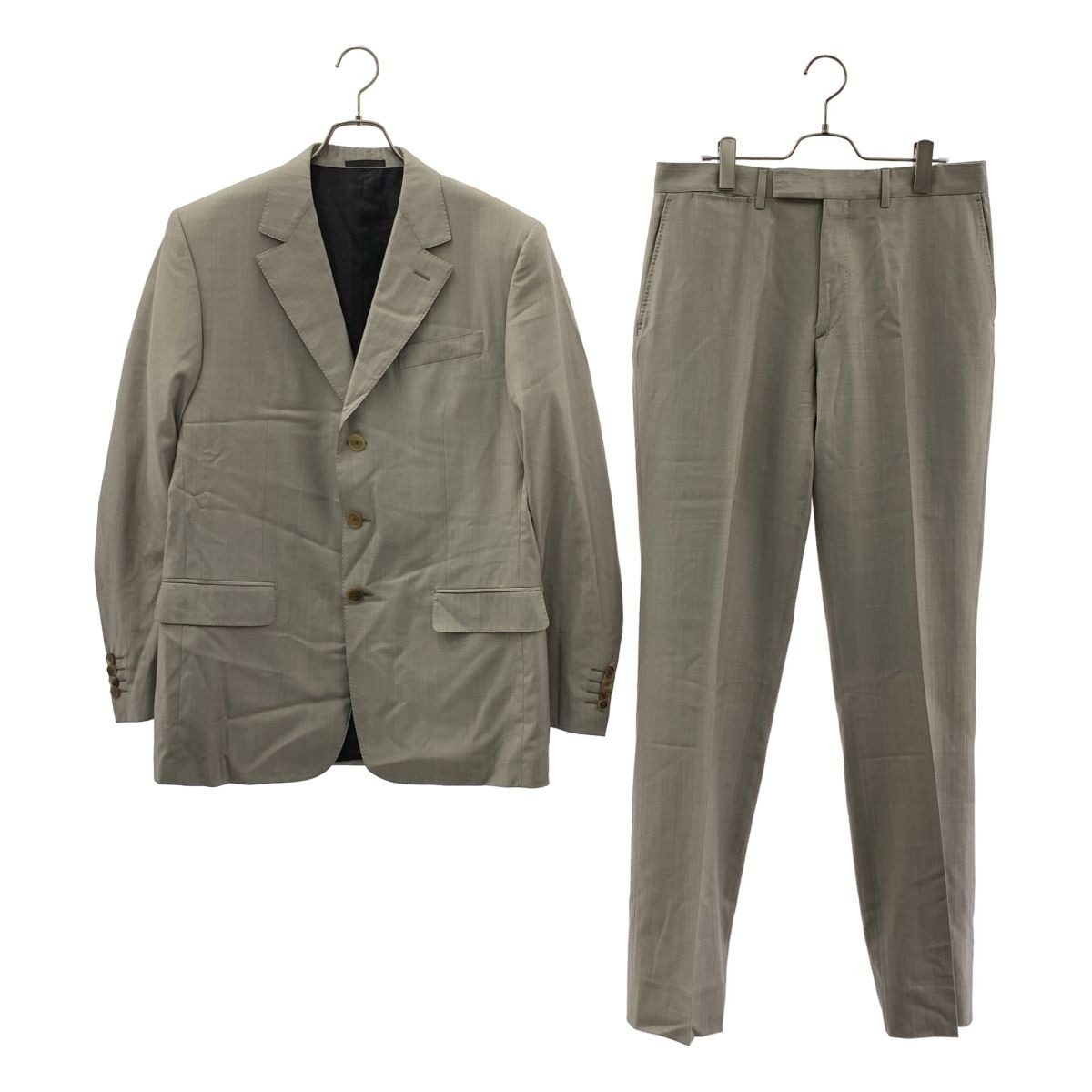 Louis Vuitton Set Logo Button Single Breasted Jacket Trousers Pants 50 Gray