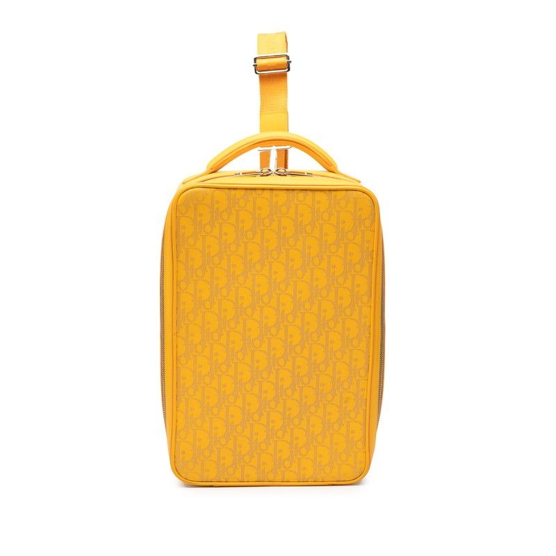 Dior Oblique World Tour Body Bag Sling Yellow Leather