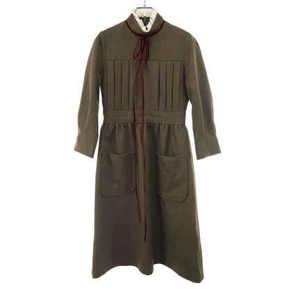 Gucci Wool Dress Khaki 36