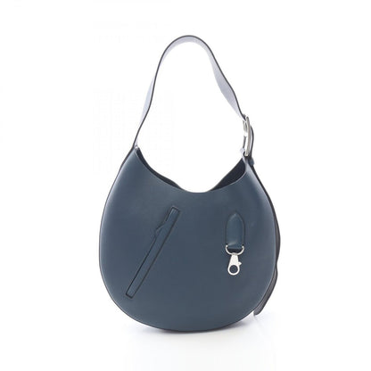 Hermes Shoulder Bag Alson Bour de Pluse Leather Boule Blue-de-prusse Navy